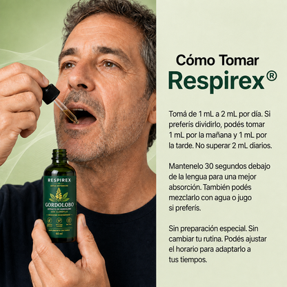 RESPIREX® – Pecho más liviano, respiración más libre.