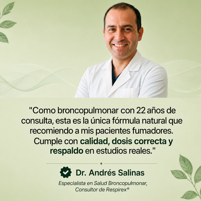 RESPIREX® – Pecho más liviano, respiración más libre.